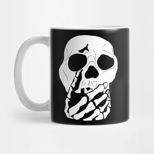 Speak No Evil Skull Mug